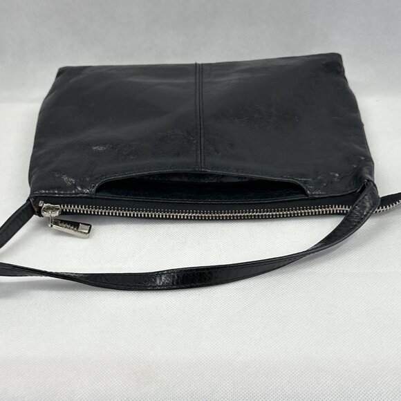 Hobo Mara Leather Zippered Crossbody Bag with Silver-tone Hardware - Picture 3 of 11